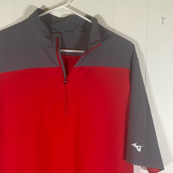 Men’s Mizuno Pullover batting‎ shirt quarter zip men’s size medium - Picture 4 of 11